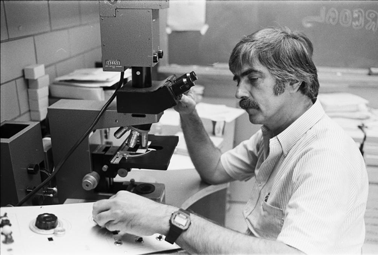 Don Whitehead, July 1982. Photo courtesy of IU Archives, P0067135.