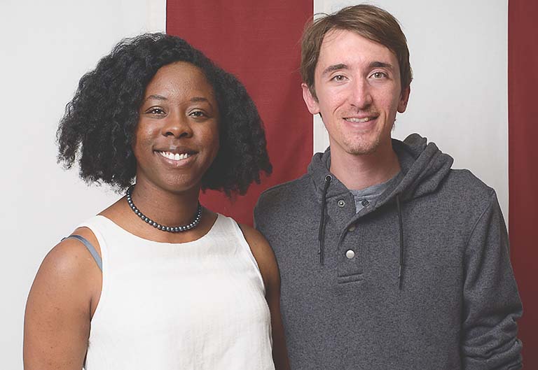Lekeah Durden and Dustin Brewer.