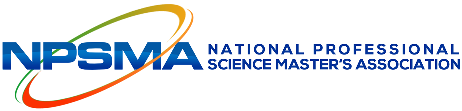 National Professional Science Master’s Association logo.