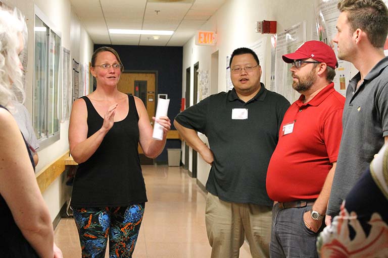 BSI teacher alumna shares her experiences with the new class of BSI teachers at Biology Summer Institute at IU Department of Biology.