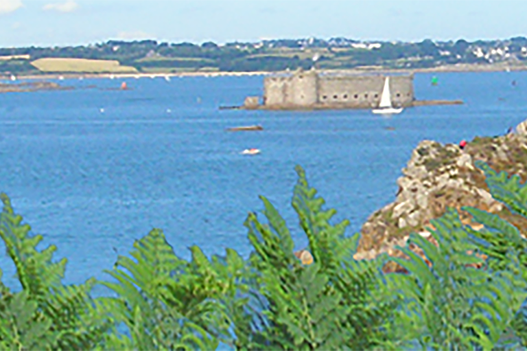 View from Brittany, France, location of Roscoff Marine Biology Research Station, Sorbonne University.
